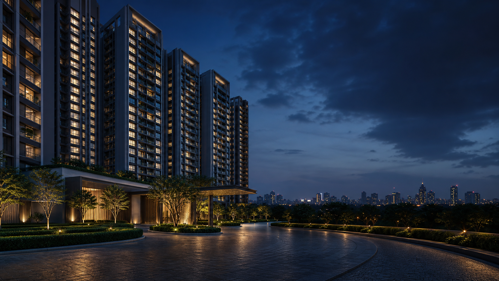 Premium Indian residential property supported by Brixi AI CRM